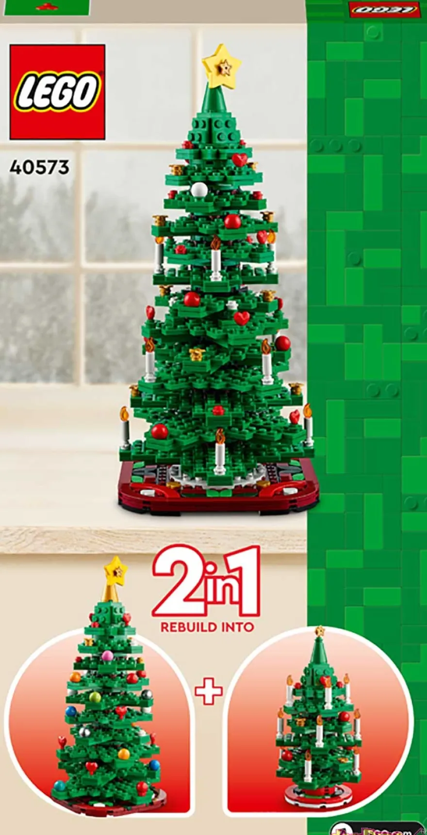 Arbol de navidad lego 2en1