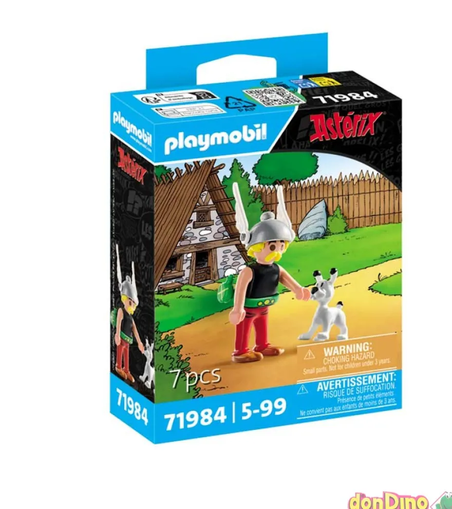 Asterix con ideafix playmobil asterix - 7 pzas.