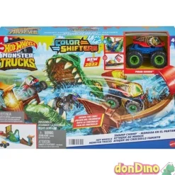 Ataque en el pantano hot wheels monster trucks color shifter