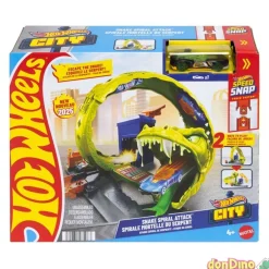 Ataque espiral serpiente hot wheels city