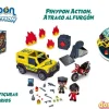 Atraco al furgon pinypon action c/2 figuras - 20 accesorios