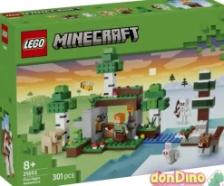 Aventura de la primera noche lego minecraft - 301 pzas.