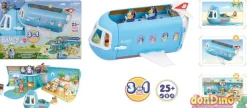 Avion 3 en 1 bluey 70 cm. - +25 sonidos y frases