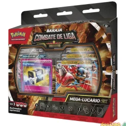 Baraja combate de liga pokemon mega-lucario ex