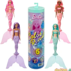 Barbie color reveal sirenas 6 sorpresas - modelos aleatorios