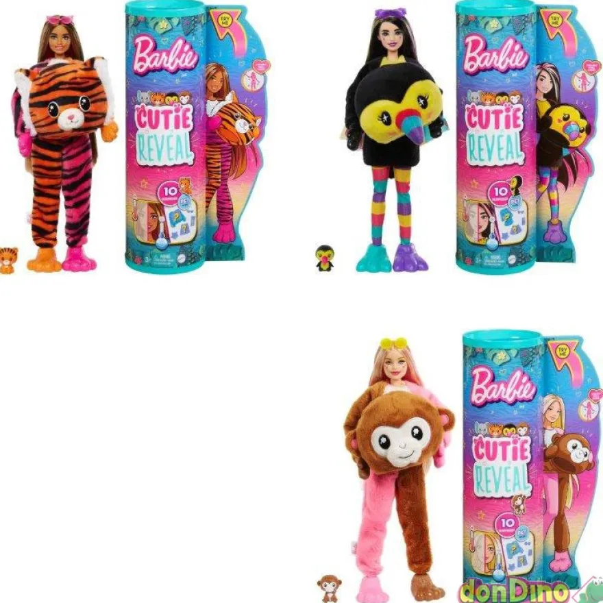 Barbie cutie reveal amigos jungla 10 sorpresas
