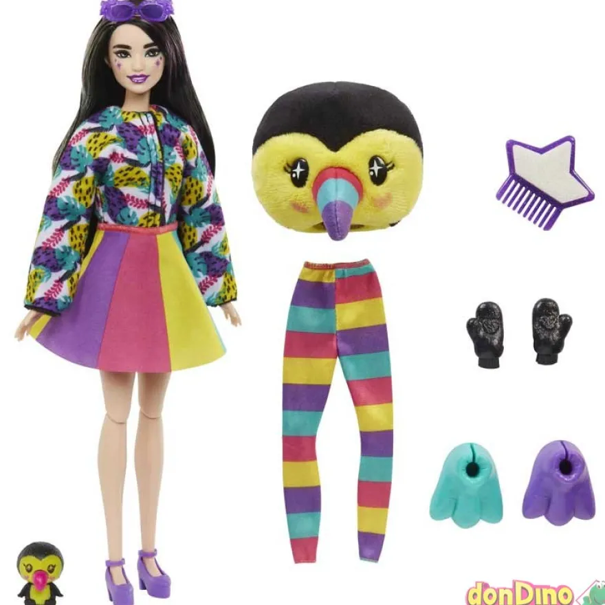 Barbie cutie reveal amigos jungla 10 sorpresas