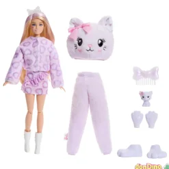 Barbie cutie reveal lazos dulces gatito lila