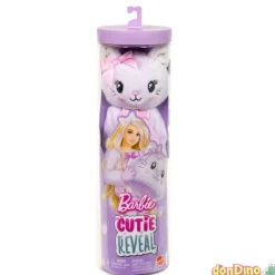 Barbie cutie reveal lazos dulces gatito lila