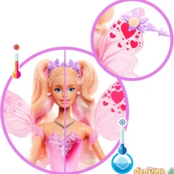 Barbie hada rosa color change