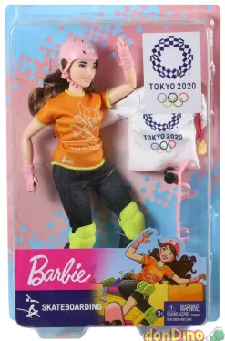 Barbie monopatin olimpiadas tokyo c/ accesorios