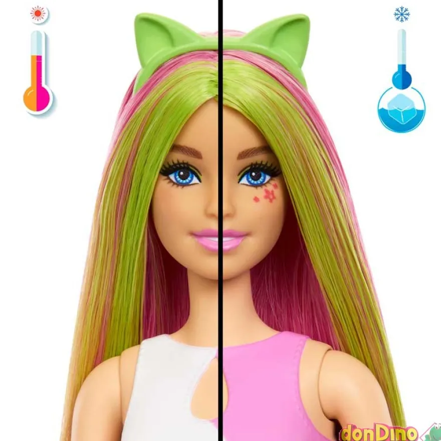 Barbie pop reveal gatito fiesta fiesta de animales - 8 sorpresas