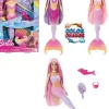 Barbie sirena un toque de magia cambia de color