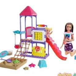 Barbie skipper dia en el parque skipper y niñera