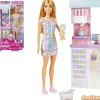 Barbie y su heladeria c/muñeca