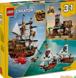 Barco pirata clasico lego creator 3 en 1 - 1074 pzas.