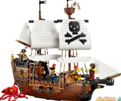Barco pirata clasico lego creator 3 en 1 - 1074 pzas.