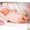 Bebe reborn lucia 45 cm. c/cojin c/peluche