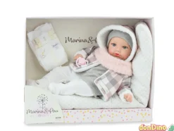 Bebe reborn noa pink 40 cm. con peso real