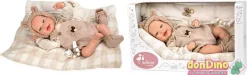 Bebe reborn ruben 45 cm. c/cojin