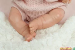 Bebé Reborn Mabel 35 CM. Con Saco Portabebé Rosa