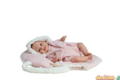 Bebé Reborn Mabel 35 CM. Con Saco Portabebé Rosa