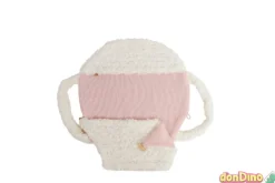 Bebé Reborn Mabel 35 CM. Con Saco Portabebé Rosa