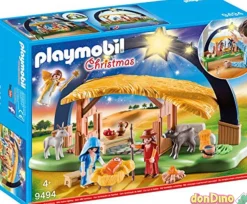 Belen con luz playmobil christmas 41 pzas.