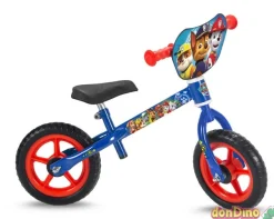 Bicicleta s/pedales 10''patr.canina patrulla canina - c/botella - 70-85cm.