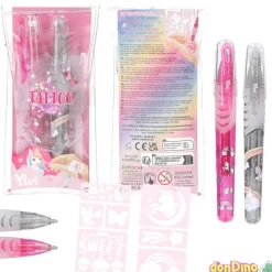 Boligrafos de gel purpurina ylvi