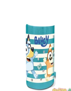 Botella aluminio pop up bluey 730 c/correa