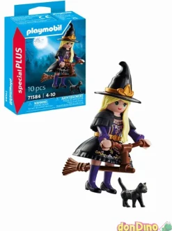 Bruja con gato playmobil special pl special plus - 10 pzas.
