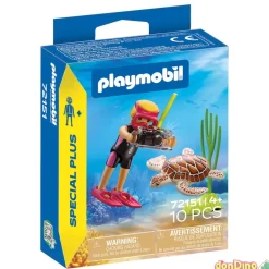 Buceadora con tortuga playmobil special plus - 10 pzas.