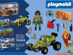 Buggy todoterreno playmobil 50 pzas.