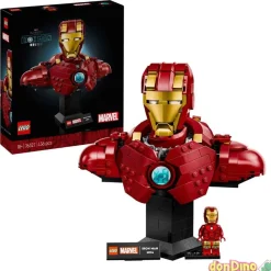 Busto de iron man mk4 lego marvel 436 pzas