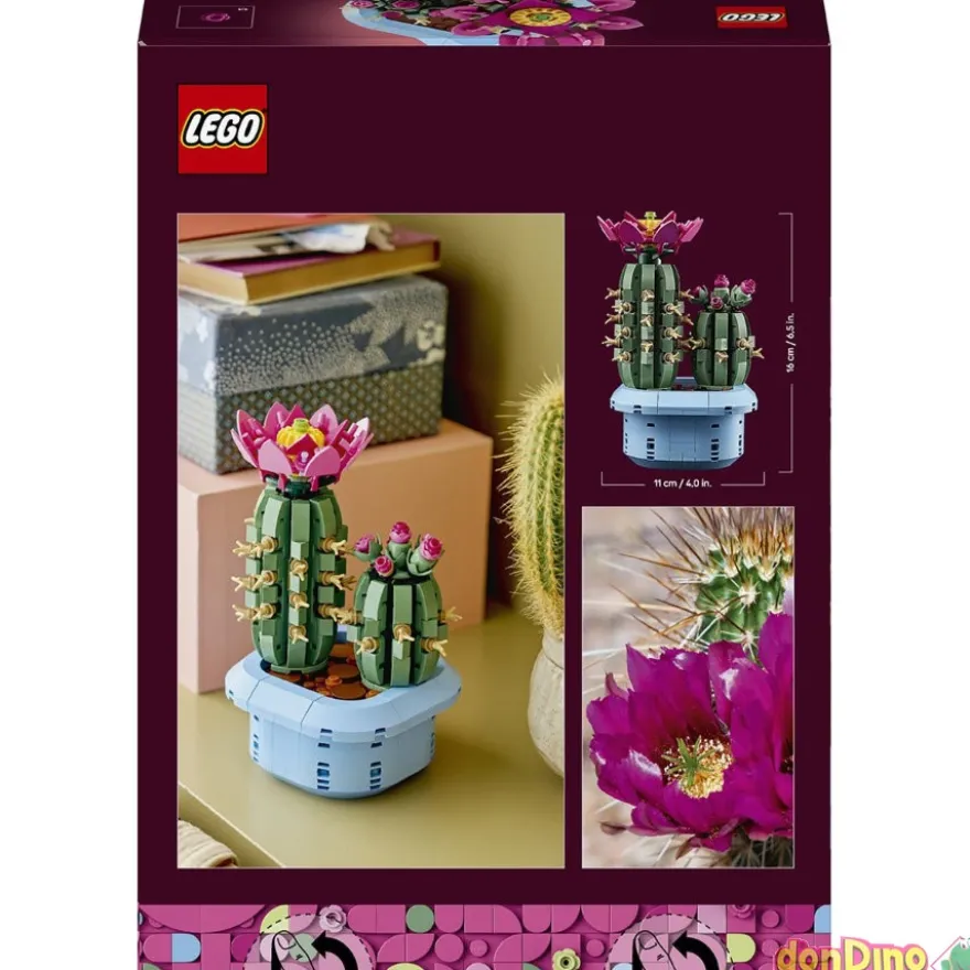 Cactus en flor lego botanicals 482 pzas.