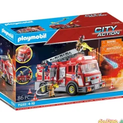 Camion de bomberos playmobil city action - 86 pzas. - luz y sonido