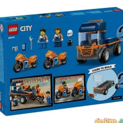 Camion de transporte de motos lego city