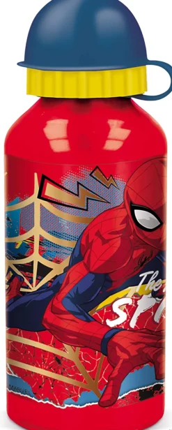 Cantimplora aluminio spider-man 400 ml.