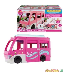 Caravana dream camper barbie c/ muebles - 60 pzas. - 120x80 cm.