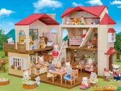 Casa atico secreto con luz sylvanian families