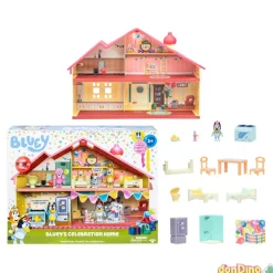 Casa celebracion bluey 11 pzas. y 1 figura de bluey