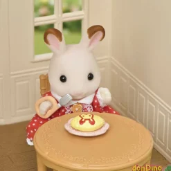 Casa de campo sylvanian families con figura y muebles