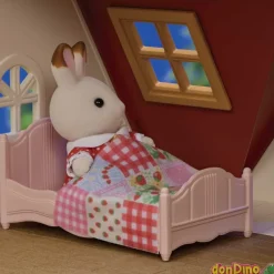 Casa de campo sylvanian families con figura y muebles