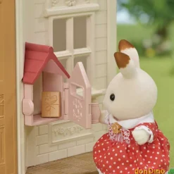 Casa de campo sylvanian families con figura y muebles