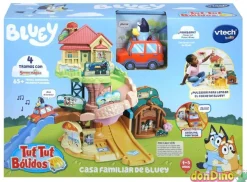 Casa familiar bluey tut tut bolidos con coche - +65 melodias y sonidos