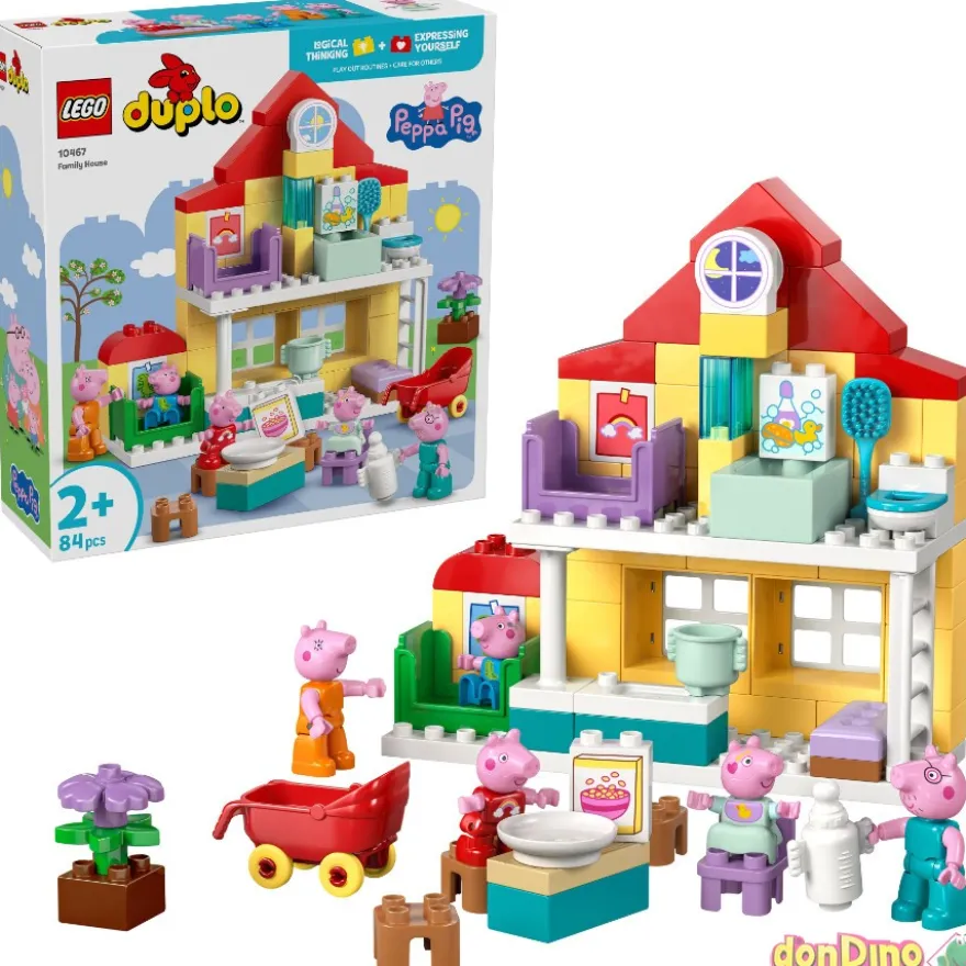 Casa familiar peppa pig lego duplo