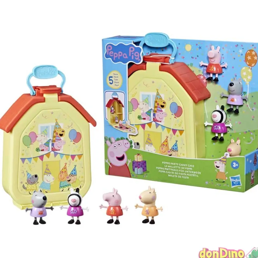Casita fiesta portatil peppa pig 5 pzas.