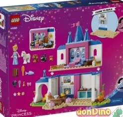Castillo de cenicienta y sus amigos animales.lego disney princess
