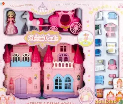Castillo princesa con carruaje y accesorios - princesa aleatoria